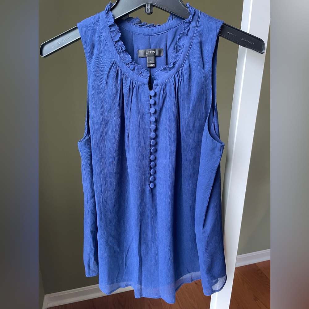 J.Crew sleeveless blouse